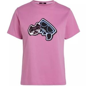 Karl Lagerfeld Candy Pink Kocktail T-shirt M